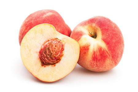 美味桃美味的白桃照片