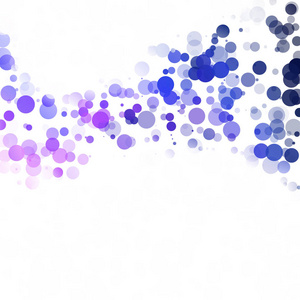 气泡圆点独特的紫色明亮向量背景