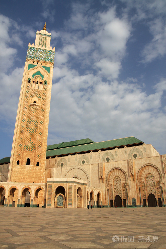 清真寺在卡萨布兰卡哈桑二世