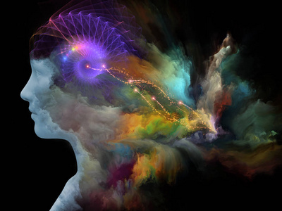 作为对内心世界,梦想,情感,创造力,想象力和人类心智的隐喻照片