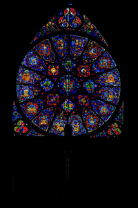 大教堂巴黎圣母院，兰斯，香槟，法国的内部