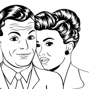 波普男人女人图片-波普男人女人素材-波普男人女人插画-摄图新视界