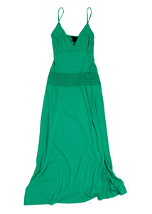 优雅的绿色连衣裙