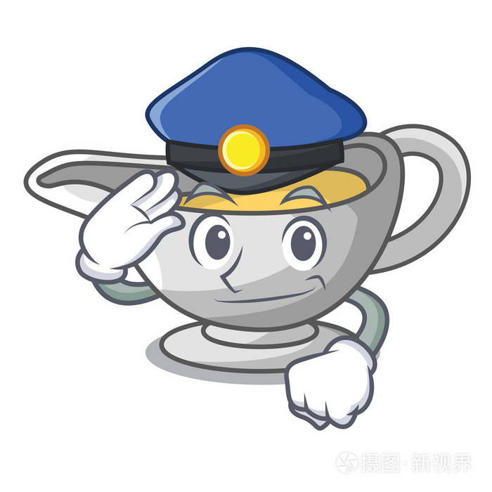 警察一个字符菜浇酱油船