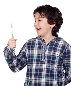 微笑儿童用牙刷