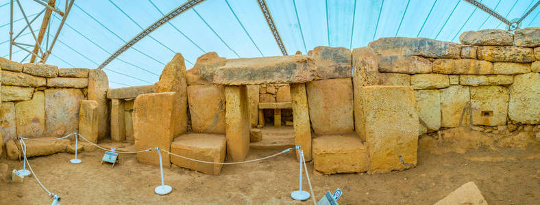 麦芽新石器时代的 mnajdra 寺庙