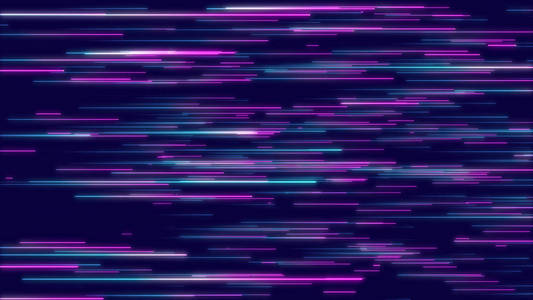 紫色和蓝色抽象径向线几何背景。数据流。光纤。爆炸星。运动效果。背景