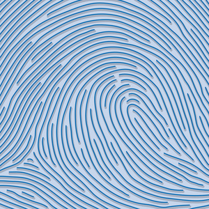 复制空间指纹犯罪指纹图谱在白色背景的插图指纹指纹矢量字体风格化下