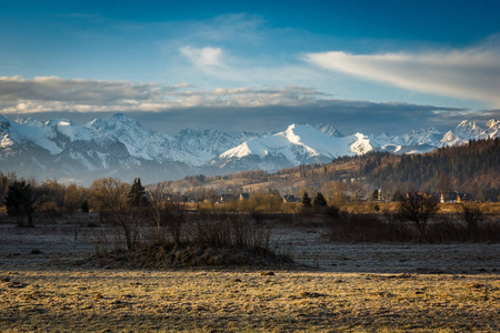 波兰小波兰雪山 Tatra 山全景