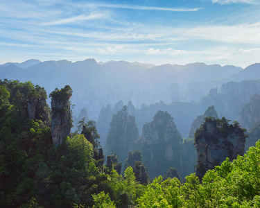 张家界山脉, 中国