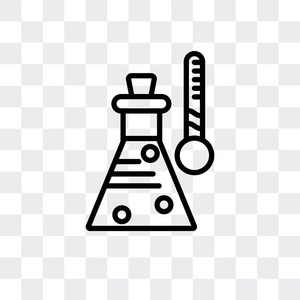 化学矢量图标在透明背景下分离, 化学标志设计