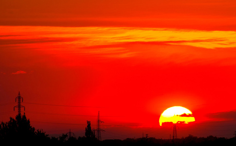 美丽的夕阳