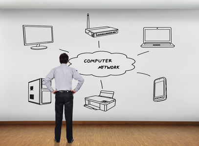 计算机无线网络图片