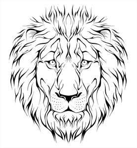 狮子纹身图片-狮子纹身素材-狮子纹身插画-摄图新视界