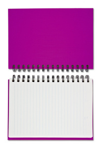 紫色空白便笺簿