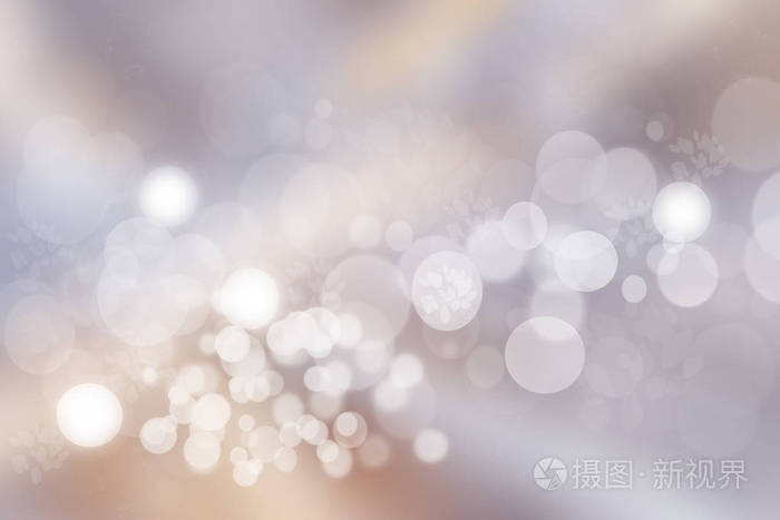圣诞节背景抽象模糊节日纹理的圣诞节与散景散焦白光柔和色调