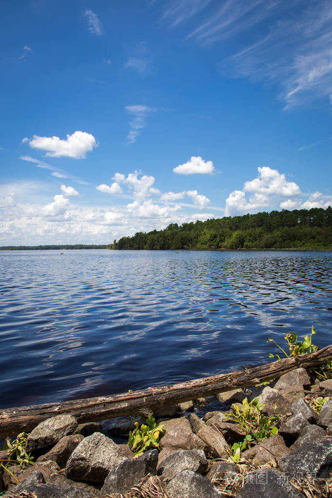 美丽的一天ocklawaha湖