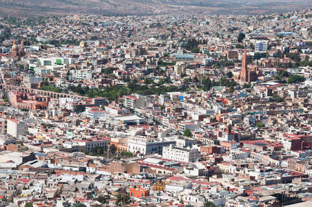 萨卡特卡斯 墨西哥的多彩镇