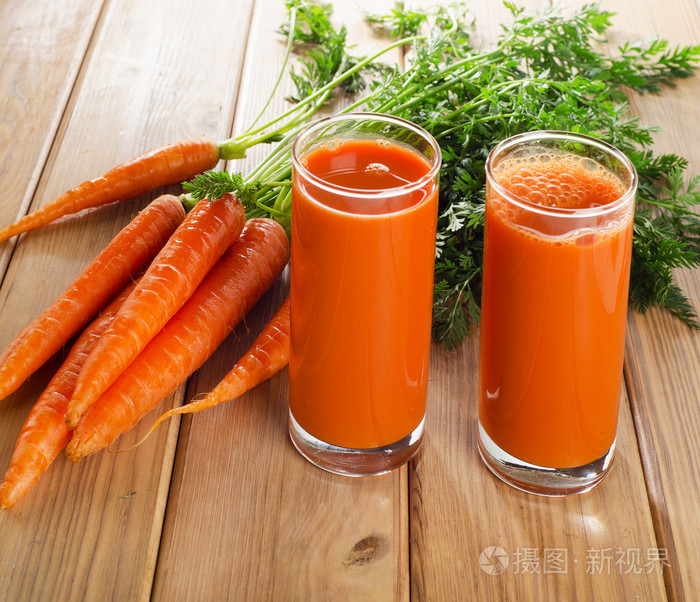 杯胡萝卜汁