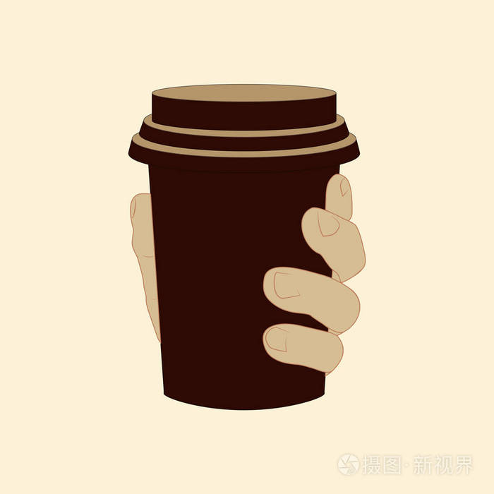 塑料杯在手白色背景 手拿着一个盖子的塑料杯子插画 正版商用图片0ahqev 摄图新视界 塑料杯在手白色背景 手拿着一个盖子的塑料杯子插画 正版商用图片0ahqev 摄图新视界