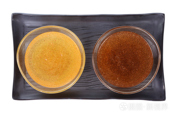 两种不同的磨砂油