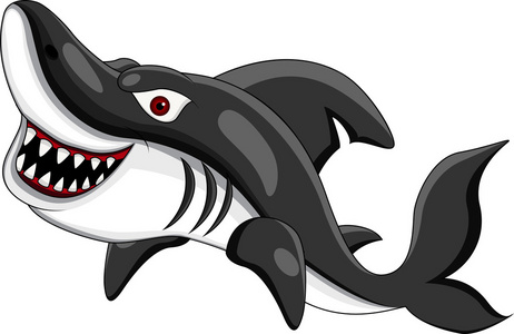 鲨鱼牙齿卡通图片-鲨鱼牙齿卡通素材-鲨鱼牙齿卡通插画-摄图新视界