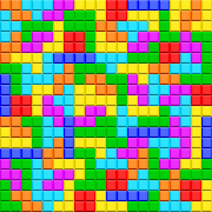 视频矩阵俄罗斯方块游戏模式照片