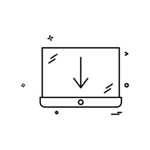 笔记本图标设计矢量图