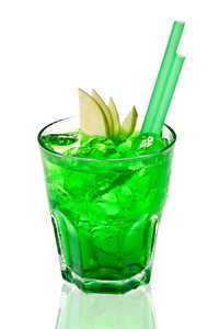 绿色鸡尾酒图片