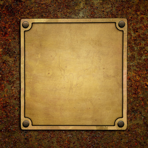 青铜器标记青铜铭牌照片