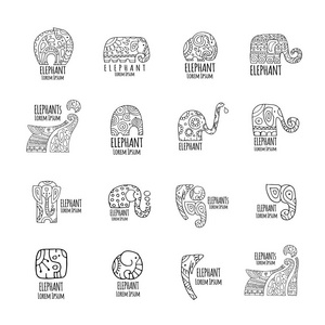 在亚洲工艺美术中受欢迎的 motiff.在白色背景上被孤立的复杂手绘图.