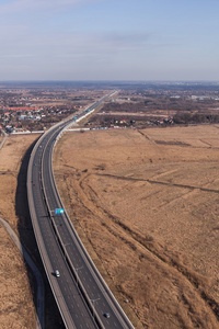 鸟瞰的公路