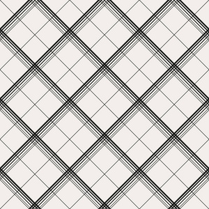 白色背景上的单色对角线方格图案无缝模式.格子状重复条纹 rhombs照片