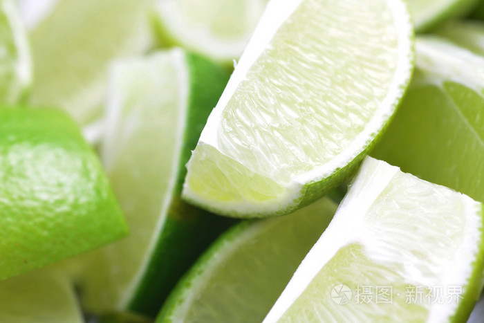 成熟的水果石灰