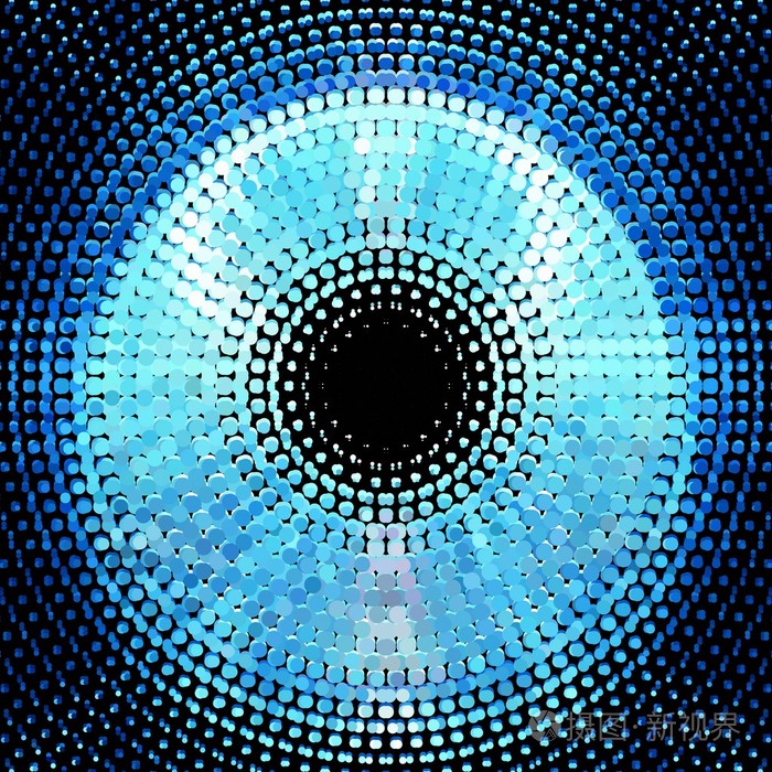 蓝色的几何闪光插画-正版商用图片0aj4q3-摄图新视界