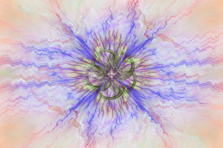 抽象数码艺术品。宇宙的主题。超新星爆炸。分形图形技术