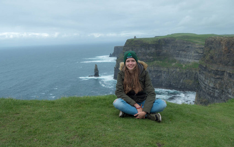 爱尔兰西海岸著名的莫赫悬崖
