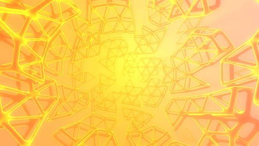 摘要利用混沌网格 mulecular 结构对高多边形球体进行3d 渲染的概念。科幻背景与多边形形状在空空间与光神射线。未来设计生