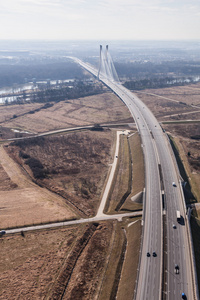 鸟瞰的公路