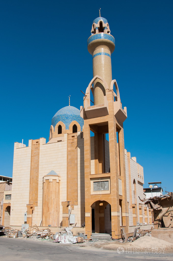 华丽的清真寺的tarout岛沙特阿拉伯