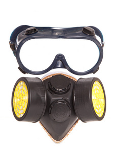 化工工业防毒面罩和护目镜图片