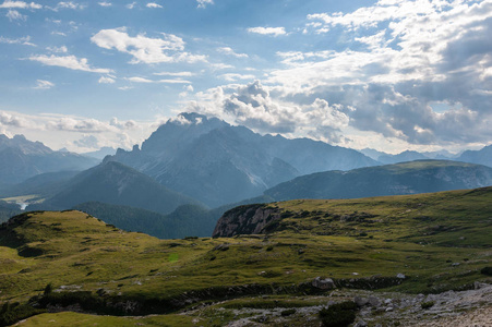 Cime 自然公园的山峰