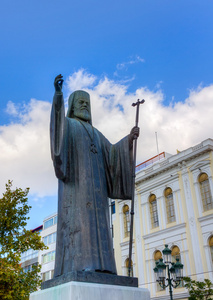 希腊大马基诺斯 1891年  1949，雅典大主教的雕像