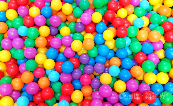 多彩球背景