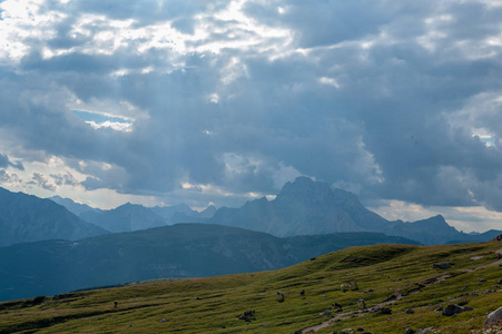 Cime 自然公园的山峰