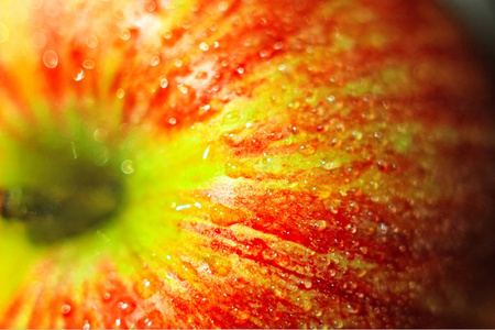苹果春季新鲜水果成熟可口清淡背景