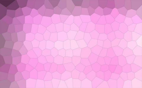 粉红色中尺寸六边形背景的抽象插图, 数字生成