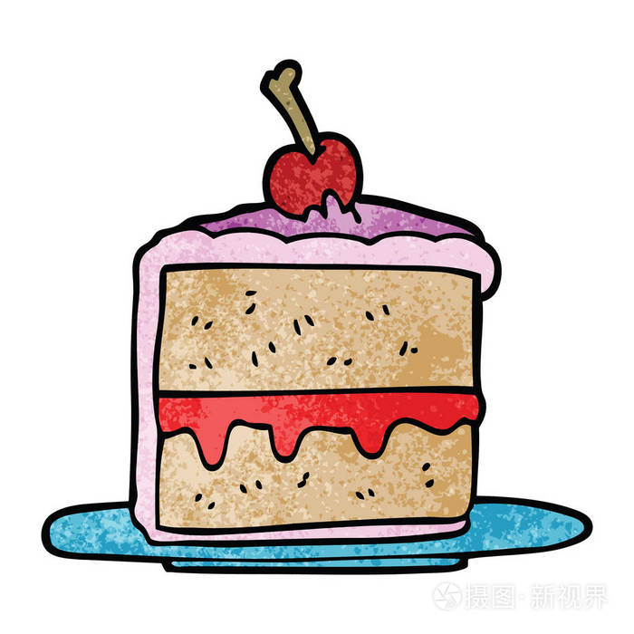 动画片涂鸦蛋糕片