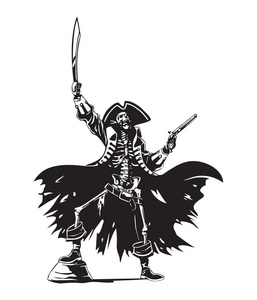 亡灵海盗船长照片