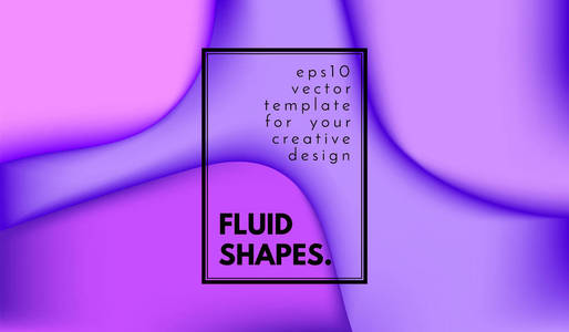 具有3d 效果的抽象波形颜色形状